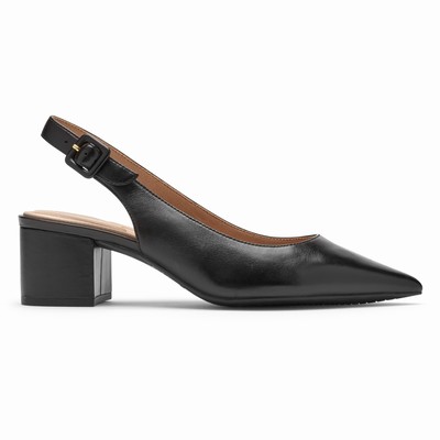 Salto Alto Rockport Total Motion Noelle Slingback Mulher Pretas PT-41029